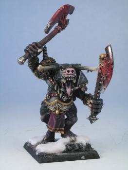 Beastmen Slaanesh Doombull by candypalmer