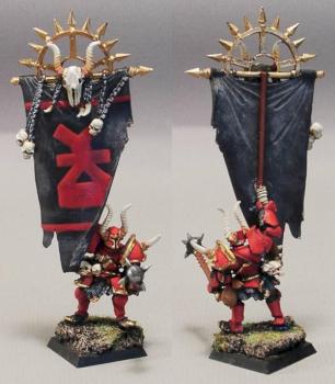 Khorne Standard Bearer by JMill