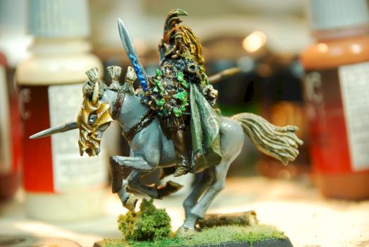 Wood Elf Lord on Steed by Greshan