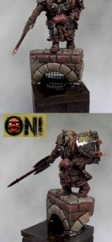 Leprus the One-armed, Nurgle Champion by oniromancer