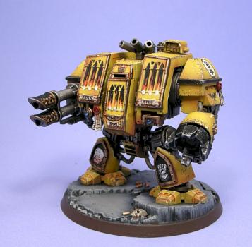 Imperial Fists Venerable Dreadnought by Jarrett
