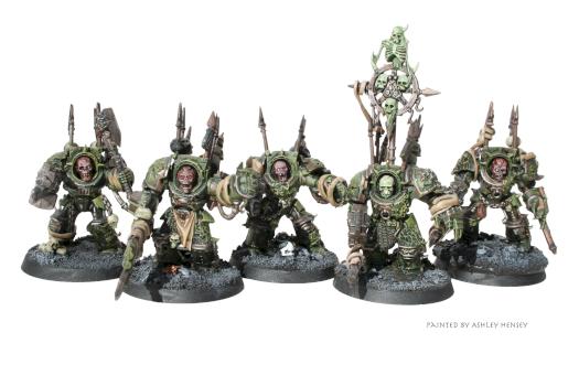 Chaos Death Guard Terminators by ashley hensey