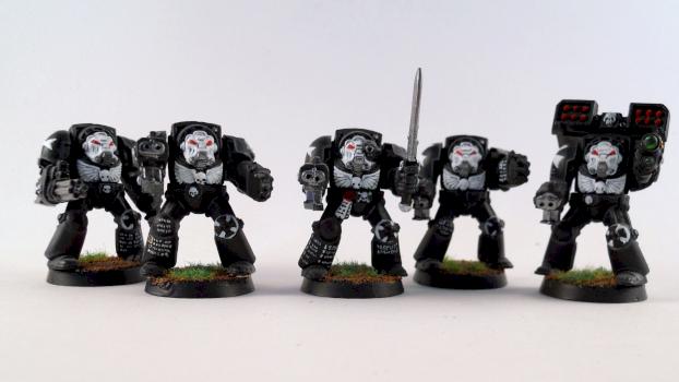 Black Templar Terminators by heirodule