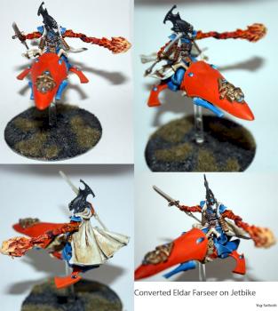 Converted Eldar Farseer on Jetbike by Yog-Sothoth
