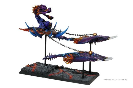 Chaos Daemons Herald of Tzeentch Chariot by ashley hensey
