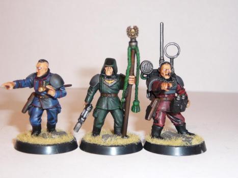Imperial Guard Regimental Advisors by Marins