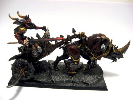 Khorne Herald riding chariot by Martin Lymer