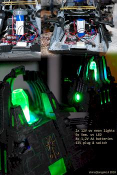 Yet Another Illuminated Necron Monolith by shineangelic