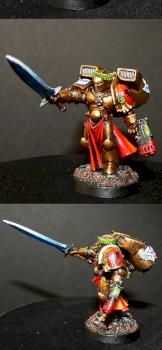 Blood Angel Captain by girlpainting