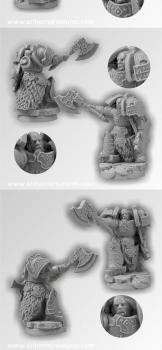 Celtic SF Warrior from Scibor Monstrous Miniatures by Scibor