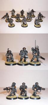 Imperial Guard Veteran Squad 2 by Marins