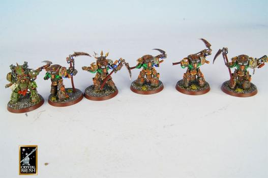 Nurgle Terminators and Typhus by Matthew Sabol