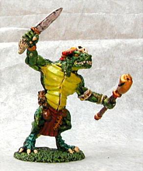 Saura (Lizardfolk) Sorcerer by Hevy Phyzx