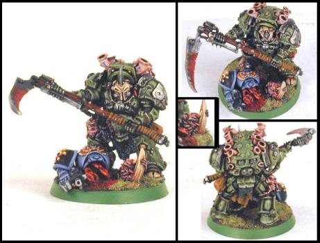Warhammer 40K Chaos Typhus, Herald of Nurgle by sorcererstudios