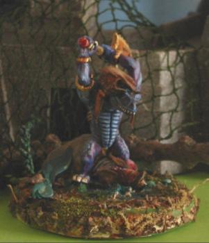 Le kroxigor défend son trésor by wolfenparey