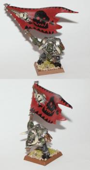 Ork with banner by Mariusz Matysiak