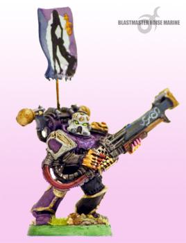 Emperor's Children Noise Marine w/Blastmaster by ArsTerra