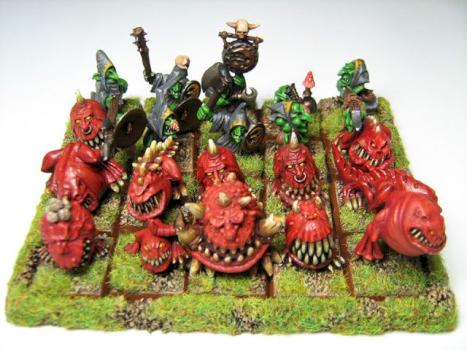 Squig herd & herders by 6d6