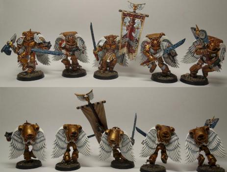 Blood Angels Sanguinary Guard.Angeles sangrientos by Pintores del Caos