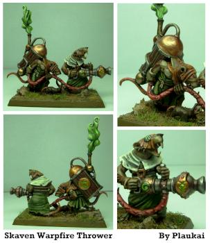 Skaven Clan Skryre Warpfire Thrower by Plaukai