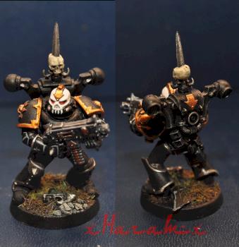 chaos space marine by xHaramx