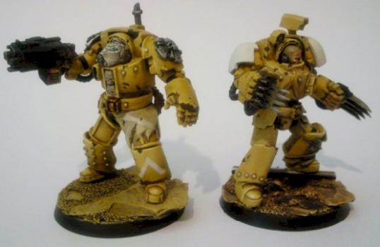 Brother Zosimus and 1st Company Brother Captain Torth by Dahlvash