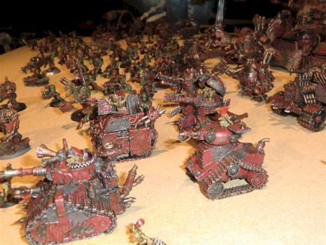 Evil Sunz Ork Army by Logan2606