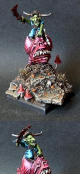 Night Goblin Boss on Giant Squig by LONGER_TOM