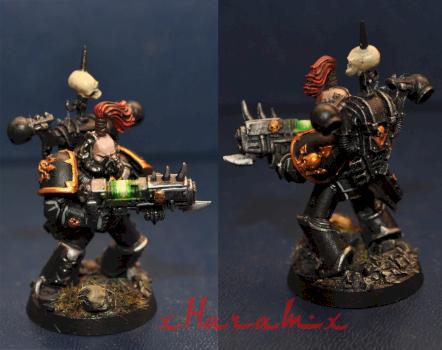 Chaos space marine by xHaramx