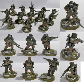 Imperial guardsmen by Lentiai