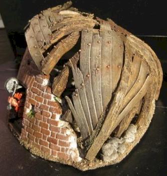 Shipwreck dwelling by havre