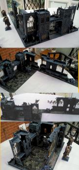Warhammer 40k Terrain Modular Cathedral Fortress Huge by rob22