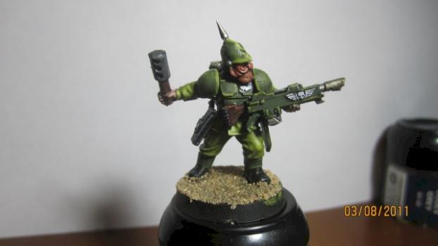 Imperial Guard Prussian Style Kitbash by Wrathchild