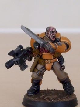 Imperial Fists Scout Veteran Sergeant by pig of sparta