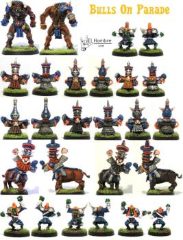 BloodBowl Chaos Dwarf Team by El Hombre