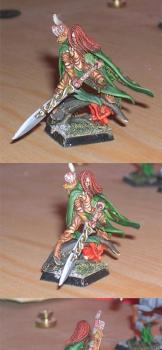 Wood Elf Highborn with great weapon by Faern
