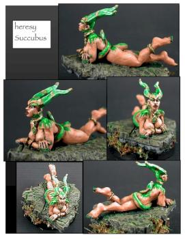 green succubus by ALizardInCrimson