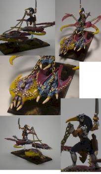 Tzeentch Chariot by terryanddeidra
