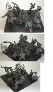 Squabbling Orcs by terryanddeidra
