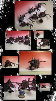Ork Killa Kan (6) lot Scratchbuilt by beeciao