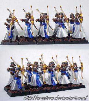 High Elf Archers by Zuzu