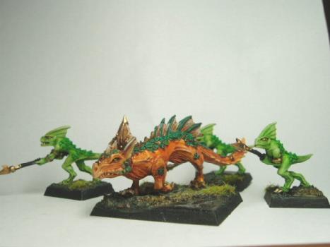 Lizardmen Salamander Pack by jx koh