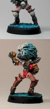 Blood Bowl Dark Elf Witch by ghorghor