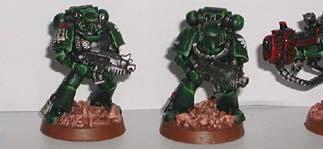 First Space Marine unit by Kit Kat Warrior