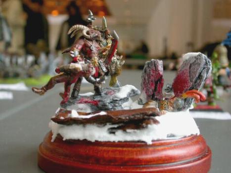 Beastmen snow diorama by bsettimelli
