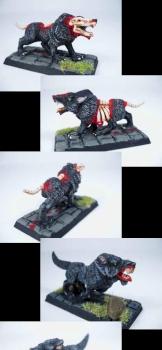 Pair of Dire Wolves (Conversion) by hoffmangler