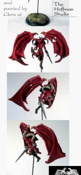Female Demon Sargent Conversion by hoffmangler