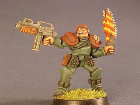 Blood beret sgt. by Rene le Bon