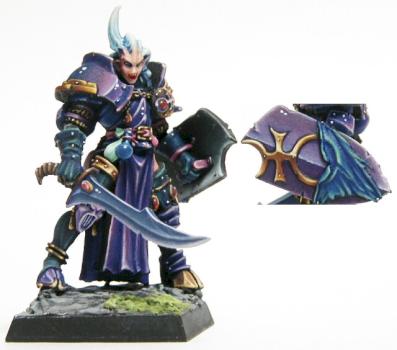 Chaos Champion of Slaanesh by QiaoZhong