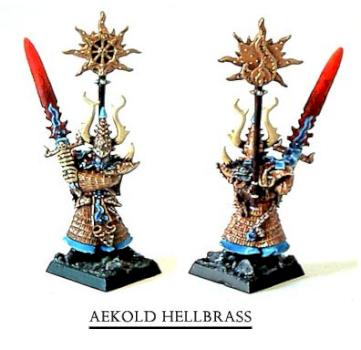 Aekold Helbrass - Chaos Tzeentch champion by paganpete
